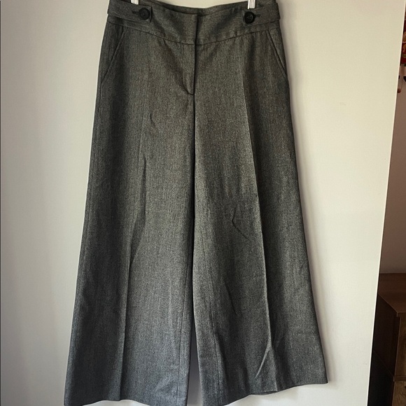 Reiss Gray Wide Leg Women's Pants - Picture 2 of 7